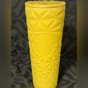 Starbucks Yellow Tumbler Summer 2025 No Straw Tumbler Only